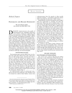 120999 Pancreatic and Biliary Endoscopy