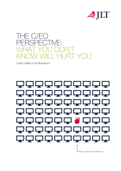 the c/eo perspective: what you don`t know will hurt you
