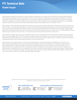 Singlet Oxygen - Photon Technology International