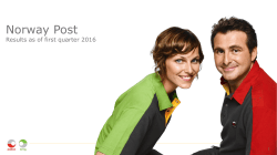 1st quarter 2016 presentation