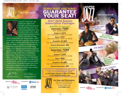 to the brochure for the current season.