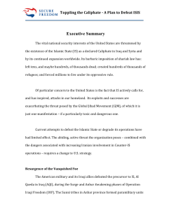 Executive Summary - Center for Security Policy