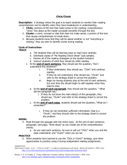 Click/Clunk - Ideal Consulting Services