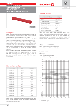Giacomini PE-X pipe_Data Sheet