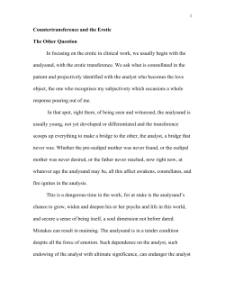 to Read - International Psychoanalysis