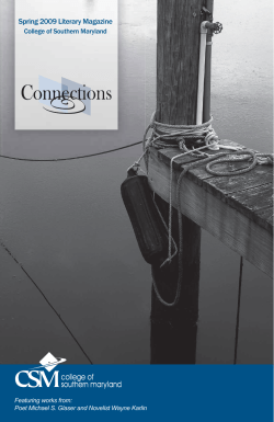 Spring 2009 Literary Magazine - College of Southern Maryland