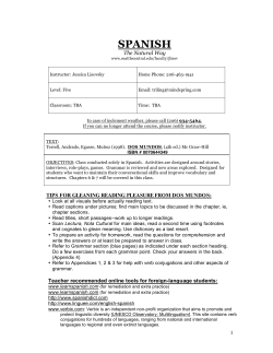 spanish - Seattle Central College