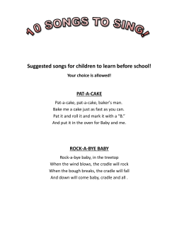 10 Songs to Sing!