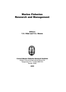 - Central Marine Fisheries Research Institute