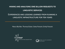 Mining and Analysing One Billion Requests to