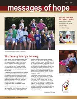 PRMH Newsletter 2011 Volume 1