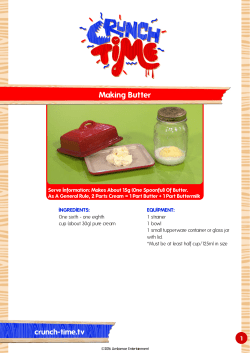 Making Butter