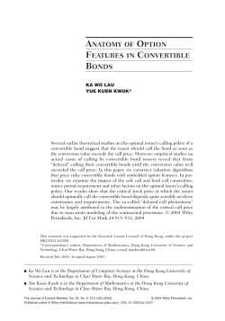 anatomy of option features in convertible bonds
