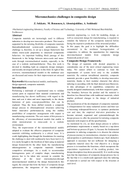 Micromechanics challenges in composite design