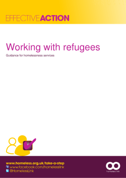 Working with refugees