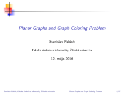 Planar Graphs and Graph Coloring Problem