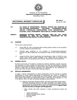 National Budget Circular No. 446-A