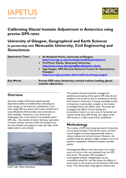 Calibrating Glacial Isostatic Adjustment in Antarctica using