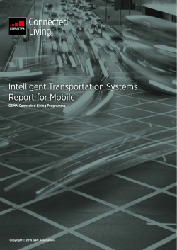 Intelligent Transportation Systems Report for Mobile