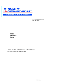 nortel flash voicemail quick reference guide