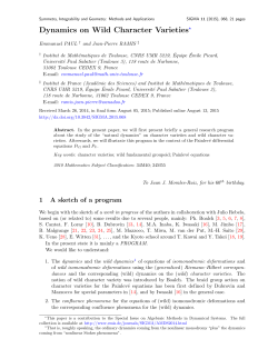 Dynamics on Wild Character Varieties