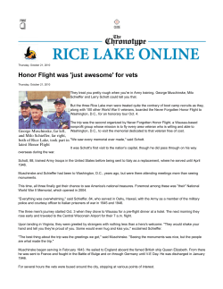 Honor Flight was `just awesome` for vets