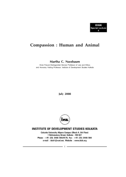 Compassion : Human and Animal