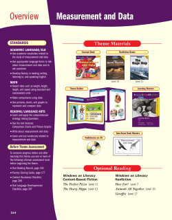 Measurement and Data - National Geographic Learning