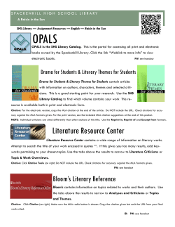 Literature Resource Center