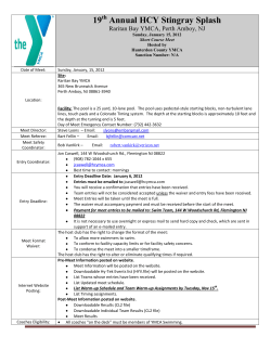 Stingray Splash - Somerset Hills YMCA Swim Team