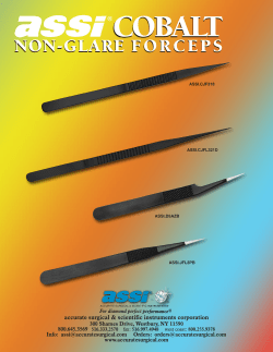 B-226 Non-Glare Forceps