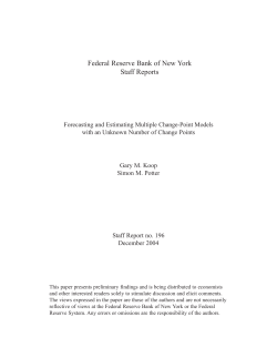 Estimating and Forecasting in Models with Multiple Breaks