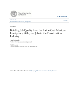 Building Job Quality from the Inside-Out: Mexican