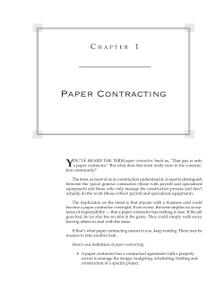 Paper Contracting