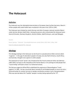 The Holocaust