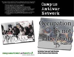Campus Antiwar N etw ork