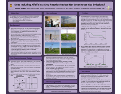 Conversion effects of perennial systems on greenhouse gas