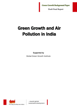 Green Growth and Air Pollution in India