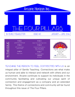 The Four Pillars Newsletter