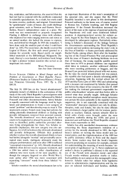 Sylvia Schafer. Children in Moral Danger and the Problem of