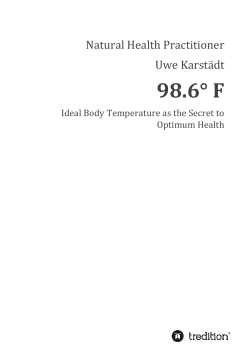 98.6&deg; F - Uwe Karst&auml;dt