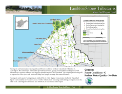 Lambton Shores Tributaries - St. Clair Region Conservation Authority