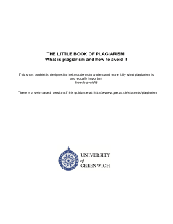 the little book of plagiarism