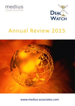 Annual Review 2015 - Canadian Healthcare Licensing Association