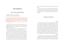 Paris: Invisible City - bruno