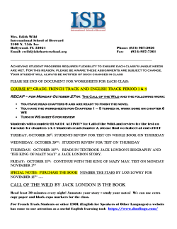 Call of the Wild by Jack London is the Book