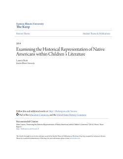 Examining the Historical Representation of Native Americans within