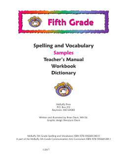 2017 McRuffy Press All rights reserved. McRuffy 5th Grade
