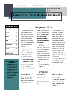 Newsletter - Palos District 118