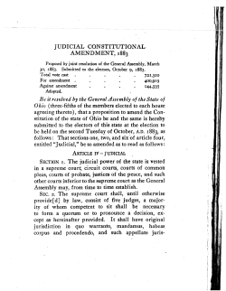JUDICIAL CONSTITUTIONAL AMENDMENT, 1883 0 hi0 (three